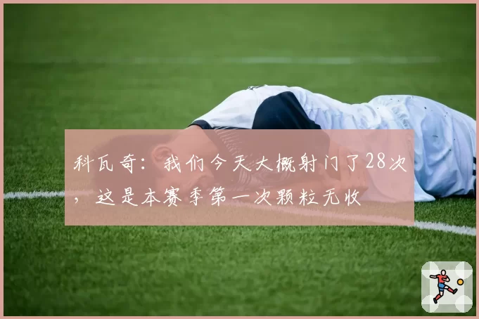 科瓦奇：我们今天大概射门了28次，这是本赛季第一次颗粒无收
