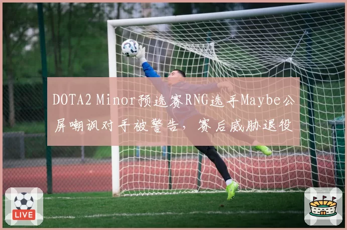 DOTA2 Minor预选赛RNG选手Maybe公屏嘲讽对手被警告，赛后威胁退役引冲突